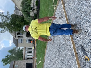 Weaver Cement worker on the job