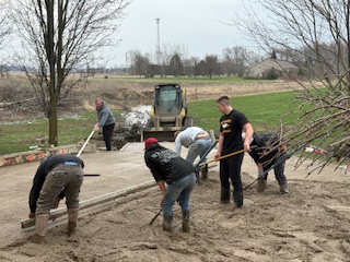 Weaver Cement crew working together